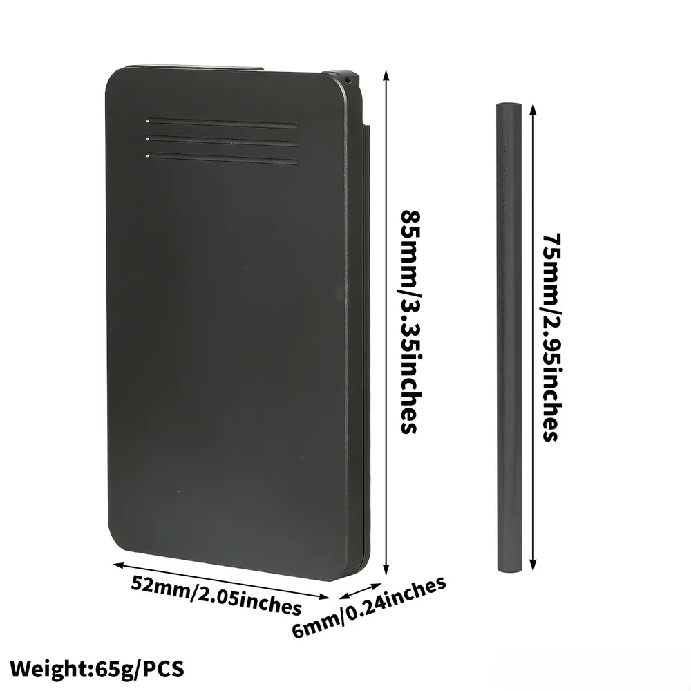 83mm Long Multi color Optional Push pull Cigarette Case Gray - Shop at LoveMi