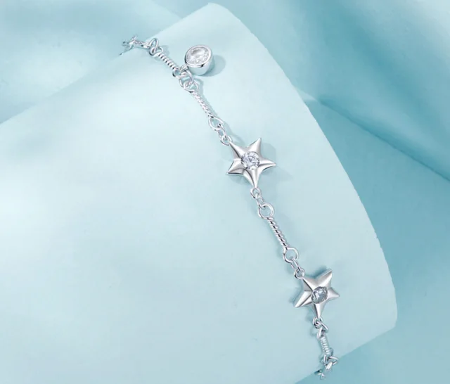 Original Cool Three dimensional Small Star Bracelet Niche Normcore Bag Scb278 - Shop at LoveMi