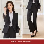 Black Coat And Pants