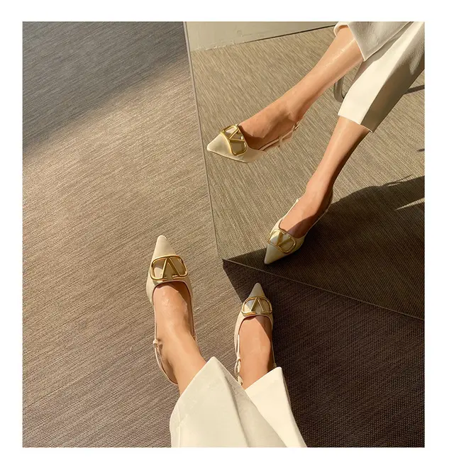 White Cropped Suit Pants High Waist Drooping Casual White Cropped - Shop at LoveMi