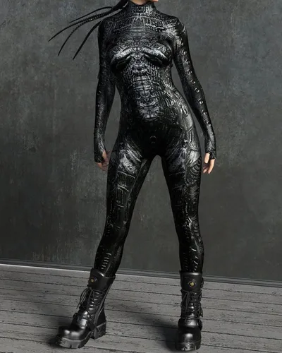 Halloween Tights 3D Digital Printing Play Costume Vv027 Adult 3Xl - Shop at LoveMi