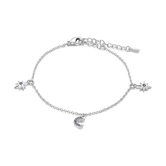 Colorful Feather Bracelet Adjustable Silver Plated High Sense Dreamcatcher Ktb039 Star Moon - Shop at LoveMi
