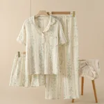 Lace Collar Green Pattern