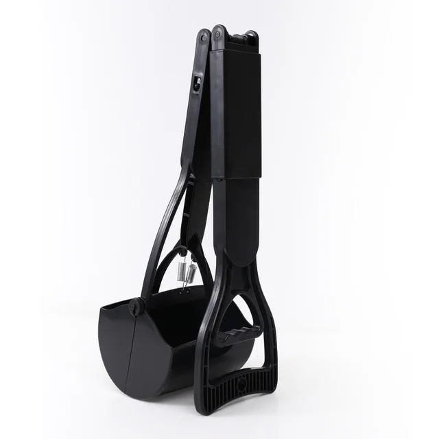 Foldable Long Handle 80cm Dog Clip Toilet Pet Pooper Scooper Folding Black - Shop at LoveMi