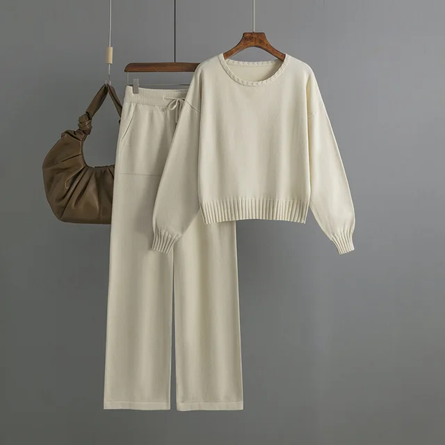 Fashion Short Long sleeve Suit Women's Autumn And Winter New Apricot - Shop at LoveMi