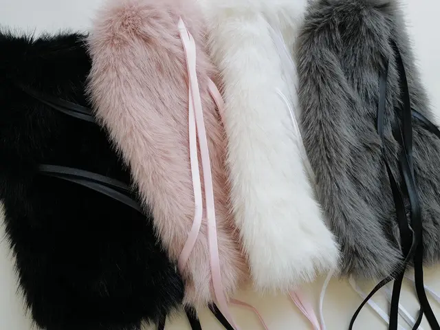Autumn And Winter Lace Up Fur Leg Warmer Thickened Middle Foot Sock Add Gray - Shop at LoveMi