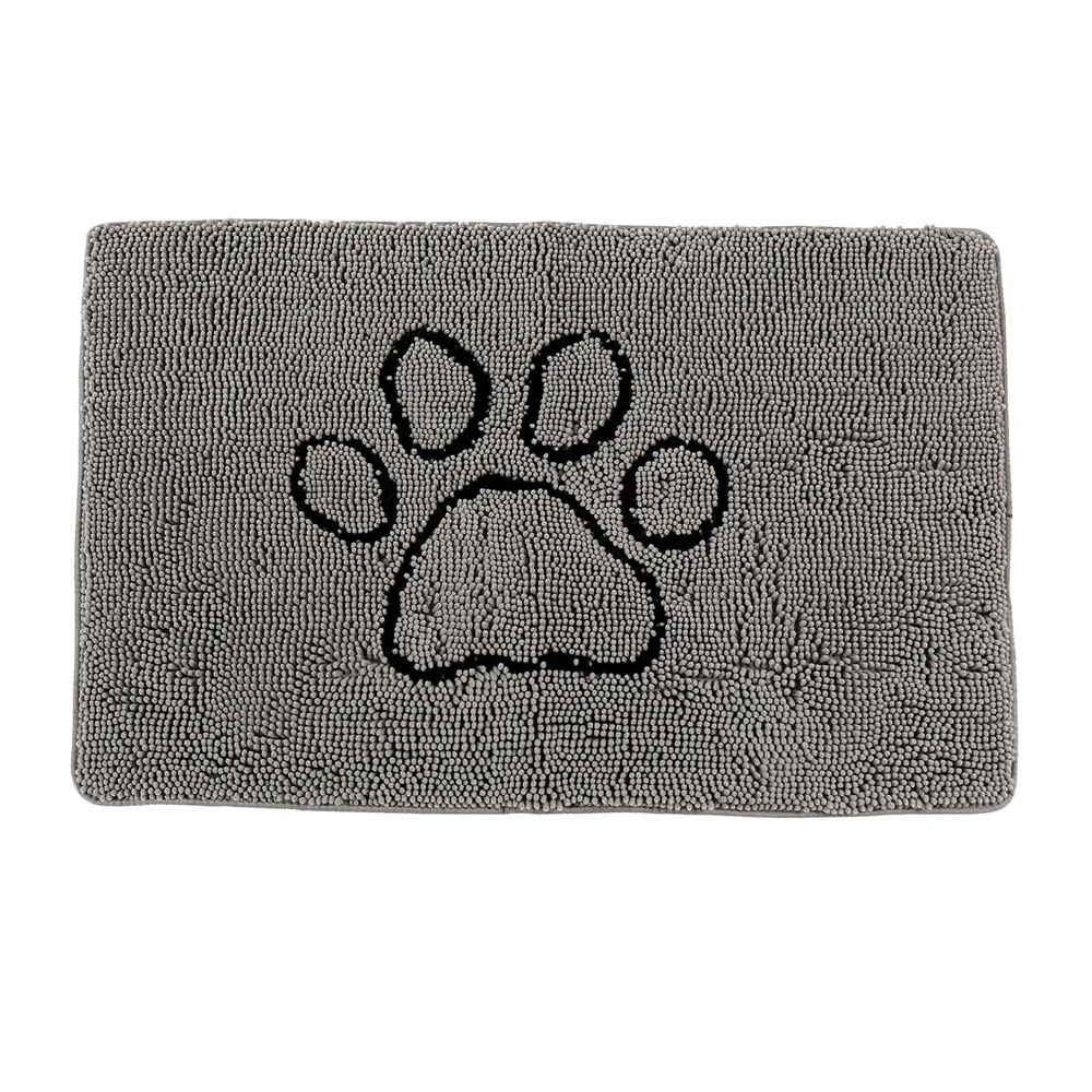Chenille Embroidered Mat Absorbent For Pets Greyhound Claw - Shop at LoveMi