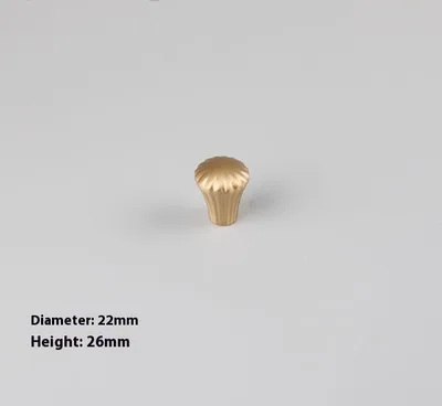 Pure Copper American Retro Drawer Handle Copper Wire Drawing - Shop at LoveMi