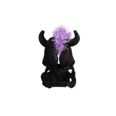 Halloween Pet Cat Dog Demon Cloak Horn Hat Cosplay Costume Angle Hat - Shop at LoveMi
