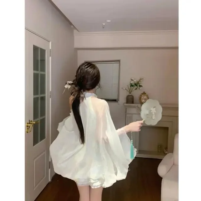 New Slimming Sense Of Design Short Dress Cardigan - Shop at LoveMi