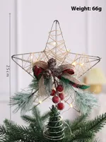 Christmas Ornaments Christmas Party Decoration - Golden Pine Cone