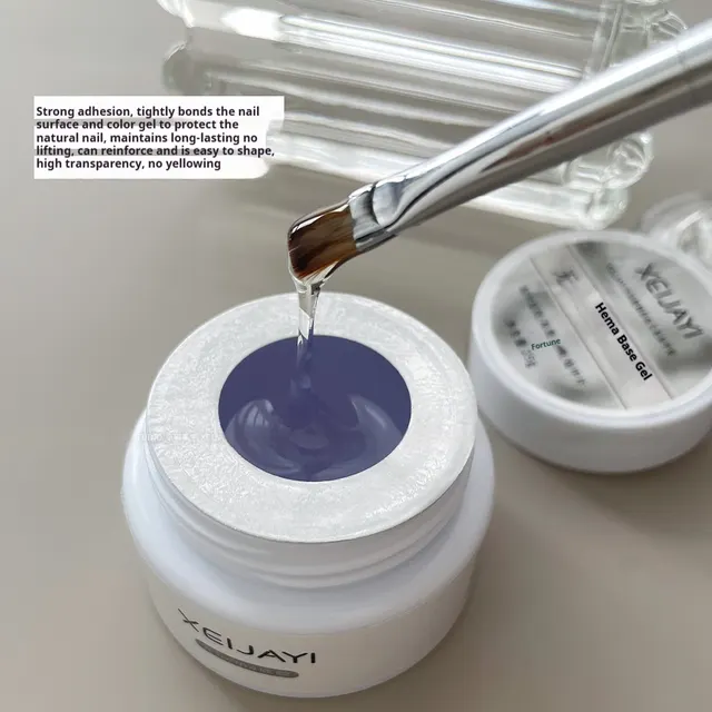 White Jar Construction Base Gel Shaping Reinforcement Construction Manicure Polish Gel No Hema Base Gel - Shop at LoveMi