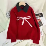 Women's Fashion Leisure Commute Sweater - Red