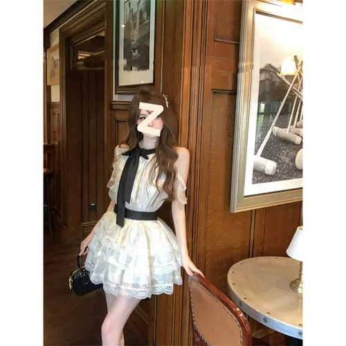 Swan Dream 12m Large Skirt Vintage Feast Dress Sweet Picture Color Xl - Shop at LoveMi