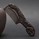 Black Handle Simple Ruyi Head