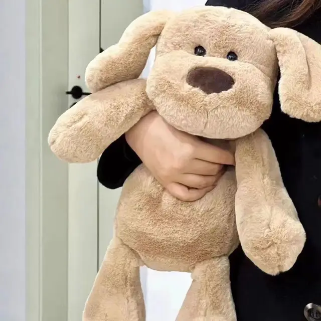 Cute Little Milk Dog Plush Toy Doll Khaki - Shop at LoveMi