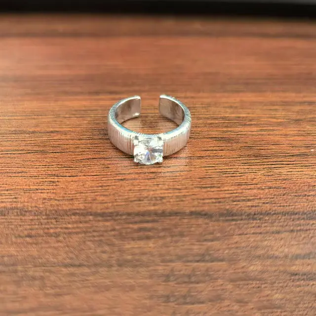 Fashionable All match Diamond Ring Men's Zinc Alloy Style 2 - Shop at LoveMi