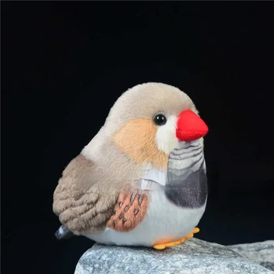 Cute Pearl Bird Parrot Plush Toy Height 12Cm - Shop at LoveMi