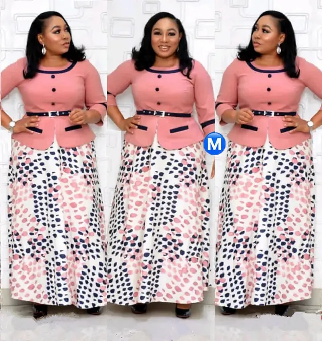 Printed Dress Round Neck Regular Sleeve Polka Dot Pink - Shop at LoveMi