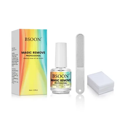 Nail Dispergator Sol Fake Nails Nail Beauty Polish Removing Glue Cotton Cloth File - Shop at LoveMi