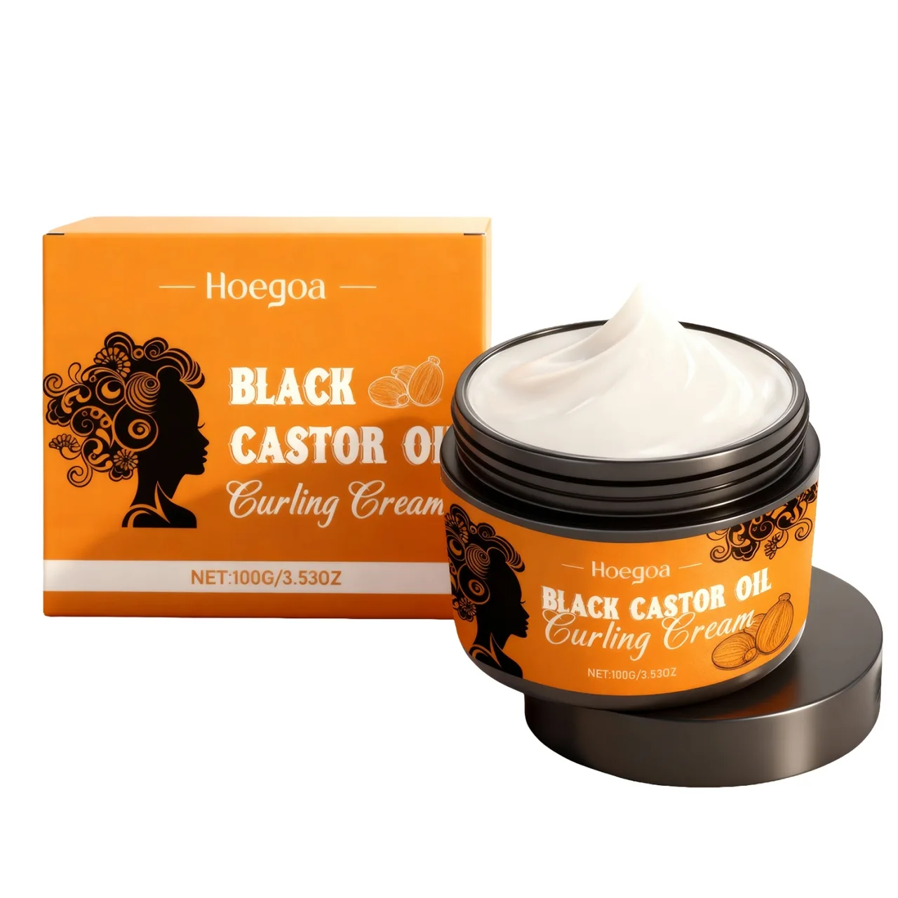 Moisturizing Curly Hair Styling Cream - 100G