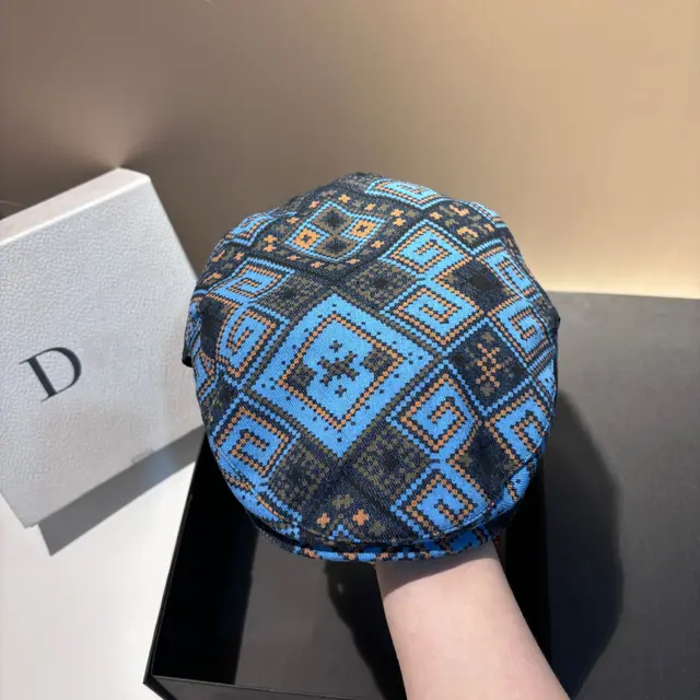 Fashion Peaked Spring Outdoor Leisure Anti aging Back Sports Cap Blue - Shop at LoveMi