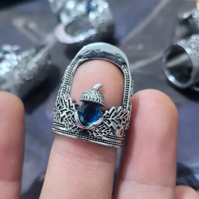 Open Nail Acorn Thimble Home Top Blue - Shop at LoveMi