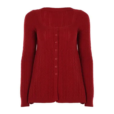 Sweet Younger Fashion A Swing Slim Fit Versatile Top Red - Shop at LoveMi