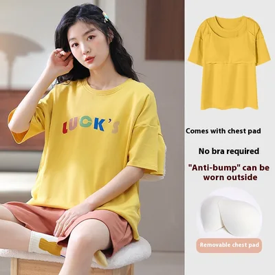 Casual Loose Home Wear Korean Style Sweet Two piece Suit Ysh29004 - Shop at LoveMi