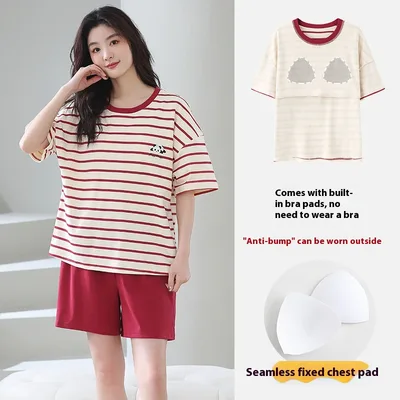Casual Loose Home Wear Korean Style Sweet Two piece Suit Ysh29009 M - Shop at LoveMi