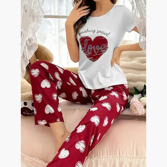 New Letter Printed Homewear Suitable For Daily Wear Suit Xy1 - Shop at LoveMi