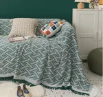 Dark Green And White Plaid