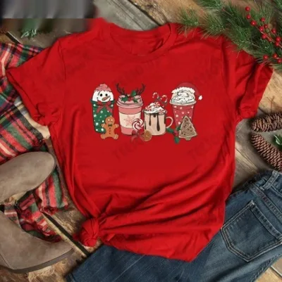 Merry Christmas Women's Casual T shirt C4 - Shop at LoveMi
