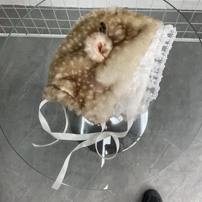 Girls Dress Up Plush Elk Warm Earflaps Cap Hat - Shop at LoveMi