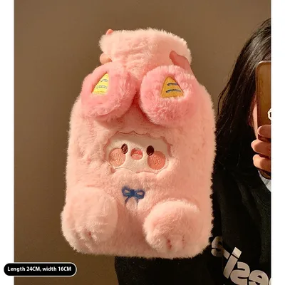 Cute Capabala Hot Water Injection Bag Winter Pink Lamb - Shop at LoveMi