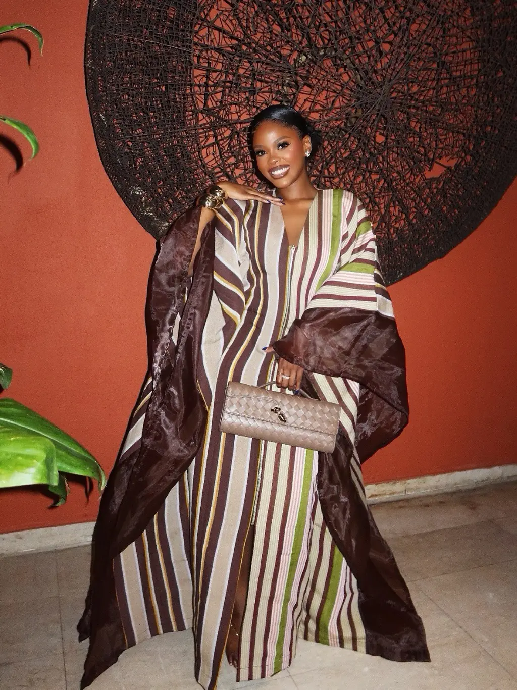 Large Size Loose Dress Pattern Printing - View 1