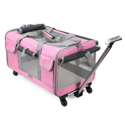 Fashion Personalized Foldable Cat Pet Bag Pink - Shop at LoveMi