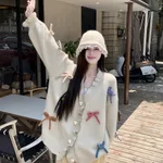 New Cute Youth-looking Three-dimensional Bow Sweater For Women - View 1