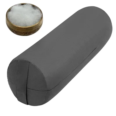 Yoga High Elastic Shoulder Inverted Bolster Round Gray - Shop at LoveMi