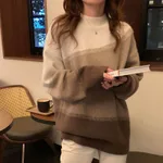 Autumn And Winter New Niche Design Casual Sweater - Brown