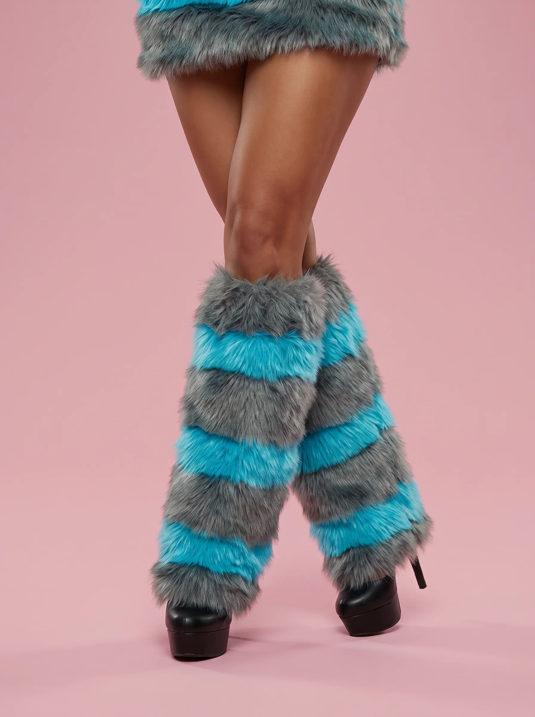 Blue Grey Cat Halloween Costume for Women - View 4