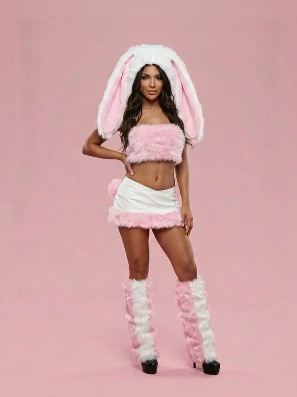 Halloween Party Cosplay Suit Role playing Animal Costume Bunny L - Shop at LoveMi