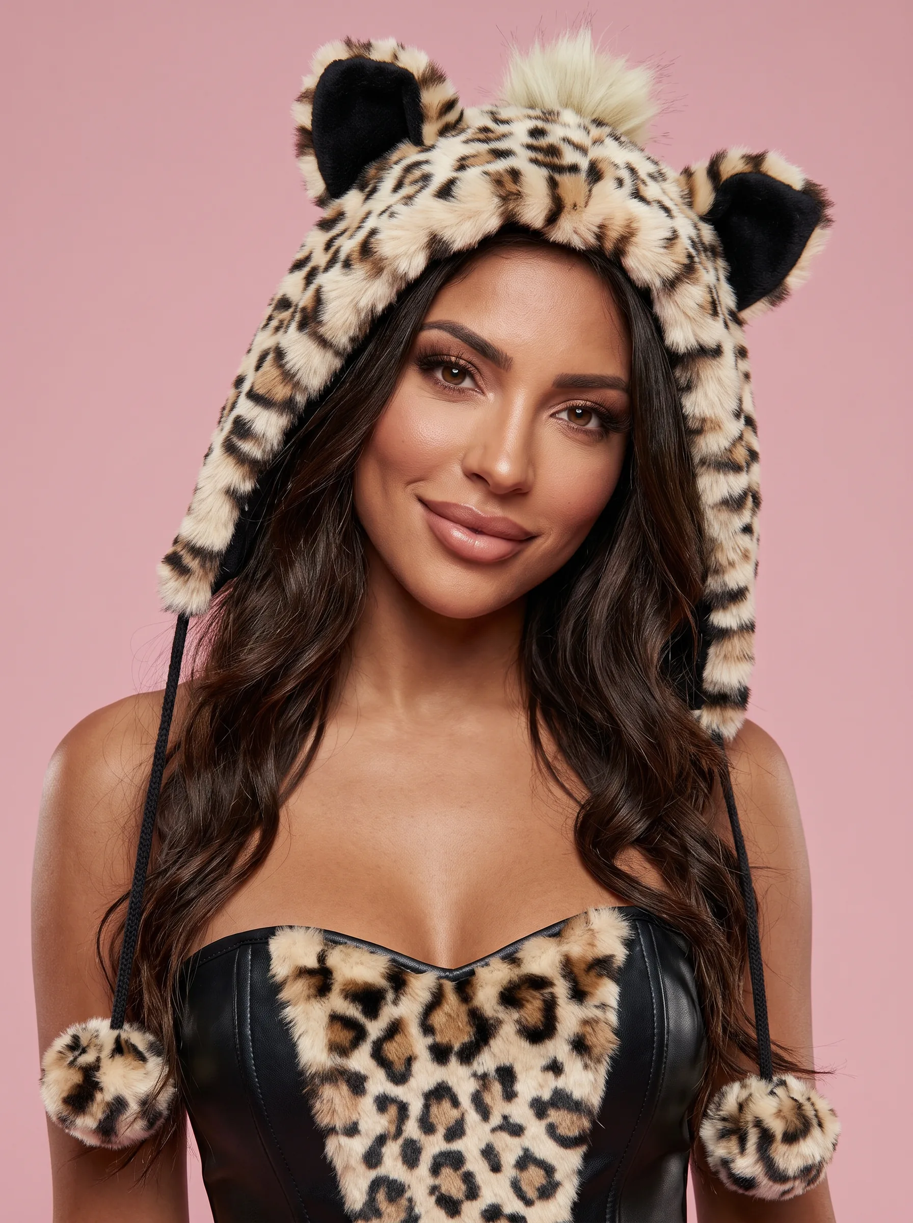 Leopard Print Cat Halloween Costume for Women - View 2