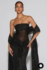 Black Including Shawl