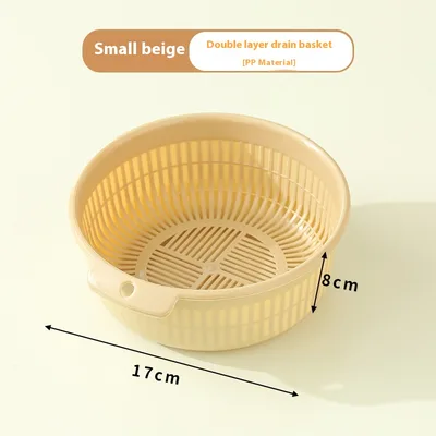 Washing Basin Plus sized Plastic Kitchen Washing Basket Fruit Plate Yellow - Shop at LoveMi