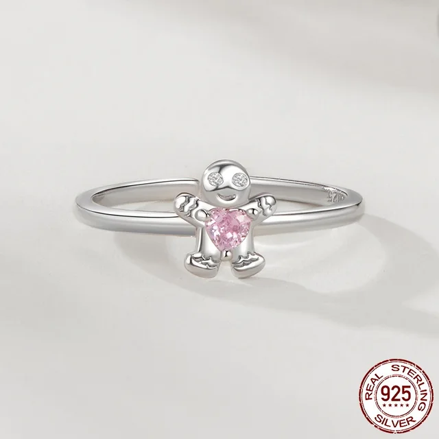 Original Christmas S925 Sterling Silver Stud Earrings Ring Scr1079E - Shop at LoveMi