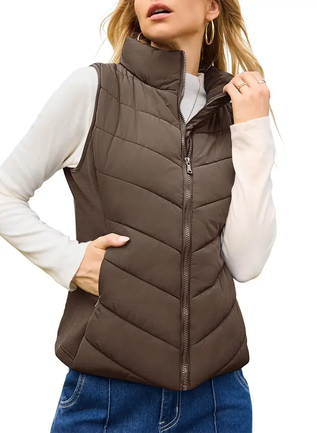 New Women's Cotton Clothes Vest Brown - Shop at LoveMi