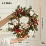 30Cm Pine Cone Cotton Bell