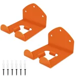 Wall-mounted Shovel Multifunctional Metal Racket - Hanger B Orange 2Pcs