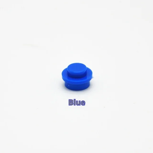Small Particle Building Block Lamp Grain Lamp Round Brick Bag Blue - Shop at LoveMi